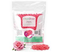 DEPILISSA 400g Perlas de Cera Passion Bliss - Cera Caliente Multidireccional Ipoalergénica & Vegana para Cara, Axilas, Piernas & Bikini - Sin Strips - Para Hombres & Mujeres - Hecho en Italia