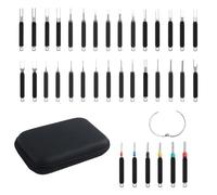Depinning Tool Set - 36 Piece Terminal Remover Kit, Electrical Connector Extractor, Wire Release Tool, Handy Automotive Battery Harness Accessory Mechanic Appliance Panel Removal Doo