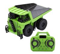 Depisuta 1/64 RC Dump Truck Toy, 2.4GHz Control Remoto Play Truck Vehículos de Construcción, Bluetooth App Control Construcción Vehículos de Juguete RC Car Toys Regalos de Cumpleaños (Green)