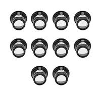 Depisuta 10pcs 10x Relojero de Relojería Profesión Lente óptica Joyeros Portátiles Lupe 10x Ocular para Reparación de Reloj