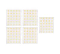 Depisuta 150 Pegatinas Redondas para el Sol, Parches que Cambian de Color de Baja Alergia, Reutilizables para Protección Solar Al Aire Libre (YELLOW)