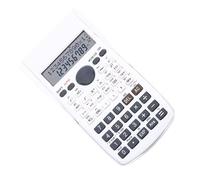 Depisuta 240 Funciones de Calculadora de Bolsillo Científico Diseño Multifuncional Calculadora de Bolsillo de 12 bits Fácil de Usar para los Estudiantes Examen de Ciencias (White)