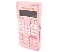 Depisuta 240 Funciones de Calculadora de Bolsillo Científico Diseño Multifuncional Calculadora de Bolsillo de 12 bits Fácil de Usar para los Estudiantes Examen de Ciencias (Pink)