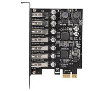 Depisuta 7 Puertos USB 3.2 Gen1 Tarjeta de Expansión Potencia Estable para 10 11 Plástico de Metal de Transmisión de Alta Velocidad