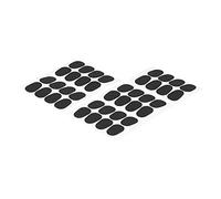 Depisuta Almohadillas para Boquilla que Reducen las Vibraciones para Clarinete de Saxofón Alto/tenor, Material de Silicona Saludable, 40 Piezas para Músicos (0,8 mm)