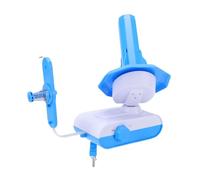 Depisuta Bobinadora de Hilo Eléctrica, Hilandero Automático de Rodillo para Pastel de Hilo de Gran Capacidad de 10 Oz con Tensión Fuerte, Velocidad Continua, Accesorios de Ganchillo (BLUE)