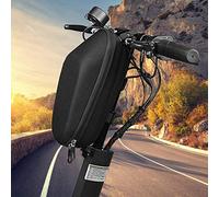Depisuta Bolsa EVA para Patinete de Equilibrio, Bolsa de Almacenamiento Frontal Impermeable de Carcasa Dura, Gran Capacidad para Luces de Seguridad, Kits de Reparación, Color Negro