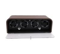 Depisuta Caja para Reloj Automático 5 Modos de Funcionamiento Silencioso Caja para Reloj Automático Evita Que Se Detenga Estuche de Cuerda Automática Luz Ambiental LED Controlada