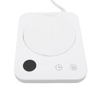 Depisuta Calentador de Taza de café, Calentador de café Eléctrico con 4 Ajustes de Temperatura y Apagado Automático, Calentador de café para Escritorio, Calentador de Calefacción de Cera de (EU)