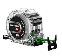 Depisuta Cinta Métrica Duradera con Material Resistente Al óxido, Carcasa Transparente, Perfecta para Carpintería, Acero Inoxidable (5 m/16,4 pies)