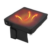 Depisuta Cojín de Asiento con Calefacción, Espuma Viscoelástica de Alta Densidad de Tela Suave con 3 Configuraciones de Calor 50C 59C 65C, Cojín de Estadio Portátil con USB