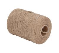 Depisuta Cuerda de Yute Cordel de Cáñamo Fuerte 2 Mm 2 Capas para Uso en Jardín Cordel de Yute de 300 M de Longitud para Decoración de Bodas