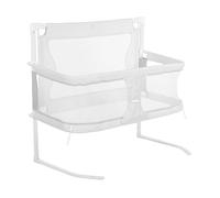 Depisuta Cuna para bebé 3 en 1, Cuna Junto a la Cama, Malla Transpirable, Aluminio Resistente, Fácil Plegado, Portátil, Estable y Segura, Junto a la Cama para Recién Nacidos (Gray)