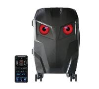 Depisuta Equipaje de Mano de 20 Pulgadas, 48 X 48 Pixels Full Color Programmable Hardshell Suitcase, App Control Multifuncional Editable LED Equipaje de Viaje Puerto USB Incorporado