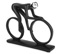 Depisuta Escultura de Estatuilla de Atleta de Resina con Tema Deportivo Abstracto, Estatua Artística Tallada, Decoración Elegante para el Hogar (Bicicleta estática)