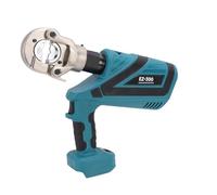 Depisuta Herramienta de Engarzado Hidráulica Eléctrica, Engarzadora de Terminales de Cable Hidráulico Recargable de 60 KN con Troqueles de 10 Grupos y Luz LED, Rotación de 360° para Cable