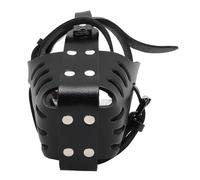 Depisuta Hocrico de Perros, Hoción de Cesta Transpirable Ajustable para Perros Agresivos con Cuero de Imitación Suave para Pequeños a Medianos