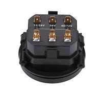 Depisuta Indicador de Batería Digital LED de 12 V/24 V/36/48 /72 con Contador de Horas - Pantalla LCD Fácil de Instalar y de Leer - Gran Adición para Jugadores de