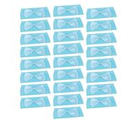 Depisuta Lazos para Sillas, 50 Unidades de Cintas Elásticas de Poliéster para Cubrir Sillas con Costuras Seguras, Lazos de Cinta para Atar Sillas en Bodas, Banquetes, Recepciones (BLUE)
