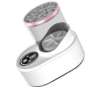 Depisuta Limpiador de Cepillo de Maquillaje Eléctrico, Limpiador de Cepillos de Maquillaje Automático con Limpieza Profunda Recargable USB para Uso Portátil (Hz-008)