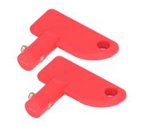 Depisuta Llave de Repuesto Kill Switch, 2 Unidades, Mini Aislador de Desconexión de Batería Resistente a la Corrosión en Rojo para Aplicaciones de Barco/coche
