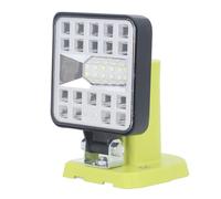 Depisuta Luz de Trabajo LED Portátil, Alimentada por Batería | Luz de Inundación LED de 1800lm, 29 LED, para Ryobi P189 P190 PBP002 PBP003 RB18L50 BPL1820 18V 14.4V ONE Batería de Litio
