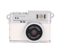 Depisuta Mini cámara Llavero, 1080P 20MP Mini cámara Digital con Pantalla de 0,96 Pulgadas, Retro grabadora de vídeo portátil para Viajes, 120 Minutos de duración de la batería (White)