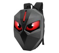 Depisuta Mochila LED con Pantalla de Control de Aplicación, Mochila de Motocicleta Programable con Ojos LED, Mochila para Portátil con Estuche Rígido Impermeable, Pantalla LED a Color,