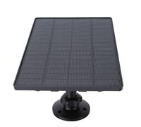 Depisuta Panel Solar para Cámara de Seguridad, Panel Solar a Prueba de Agua IP65 de 6 W con Rotación de 360° y Ajuste de Inclinación de 90°, -10°C a 45°C, 6000mAh Incorporado