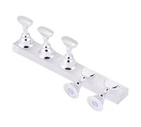 Depisuta Pantalla de Arte de Uñas de Tablero de Ajedrez Cuadrado que Practica con Fondo Magnético para el Placer del Proceso de Manicura, Uso Profesional y Doméstico