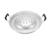 Depisuta Partita de Parrilla de Barbacoa Coreana Tailandesa, 2 en 1 sin Palanca de Humo de Humo Parrilla de Carbón Sartén de Aluminio Tostado para Asar una Carne y Verduras para (35 cm/13.78in Color