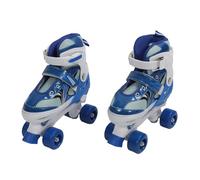 Depisuta Patines de Ruedas para Niños y Niñas, Patines de Cuatro Ruedas para Niños, Regalo de Cumpleaños de Navidad para Principiantes, Deportes de Interior y Exterior, Aptos para Pies de (Blue)