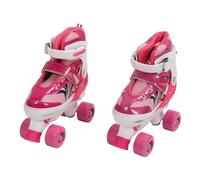 Depisuta Patines de Ruedas para Niños y Niñas, Patines de Cuatro Ruedas para Niños, Regalo de Cumpleaños de Navidad para Principiantes, Deportes de Interior y Exterior, Aptos para Pies de (Pink)