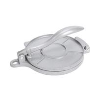 Depisuta Prensa de Tortillas, Máquina Manual de Prensa de Masa de Pizza de Aleación de Aluminio, Herramienta de Prensado de Envoltura de Bola de Masa para Hacer Quesadillas, Máquina de (SILVER)