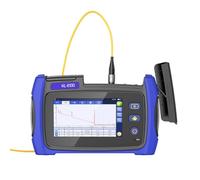 Depisuta Probador de Fibra OTDR, 1310/1550nm 31/29DB 4.3'' Touchsidscreen Network Tester Soporte OPM SLS VFL RJ45 Reflectómetro de Dominio de Tiempo óptico Compatible con SC FC ST