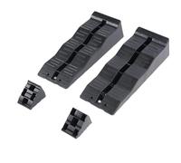 Depisuta Rampas Niveladoras para Automóviles, Capacidad De Carga De 11 000 Libras, Rampa Niveladora para Remolques De Alta Resistencia con 3 Escalones Y Calzo para Ruedas para SUV (Sin Bolsa)