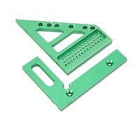 Depisuta Regla Square Carpenter, Regla de Medición de Múltiples ángulos de Aleación de Aluminio con Pasador de Localización para Carpintería y Tuberías de Metal
