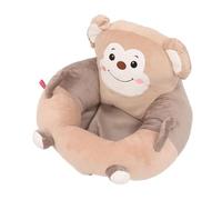 Depisuta Sofá suave de apoyo al bebé, Caricaturas encantadoras Silla de aprendizaje del bebé, Portable plegable asiento de piso para, Aprender a sentarse silla para niños pequeños (Mono)