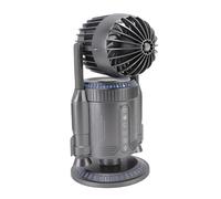 Depisuta Ventilador de Nebulización Portátil, Ventilador de Escritorio de Cohete Creativo de Rotación de 360 ° con Rgb Light 5000 Rpm Control de Voz de Enfriamiento Modo Dinámico