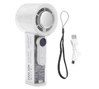 Depisuta Ventilador de Turbo de Mano de 5 Velocidades con Refrigerador de Hielo, 16000 Rpm Potente Ventilador de Hielo de Enfriamiento de Alta Velocidad, 3000 MAh Recargables Ventiladores (WHITE)