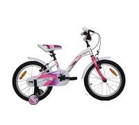 DEPORBIKES Bicicleta 18 Pulgadas niña | Bicicleta niña 6-8 años + Frenos V-Break + Estabilizadores + Cuadro Acero | Segura y Resistente