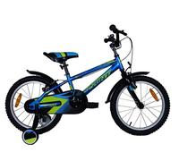 DEPORBIKES Bicicleta 18 Pulgadas niño | Bicicleta niño 6-9 años + Frenos V-Break + Estabilizadores + Cuadro Acero | Segura y Resistente