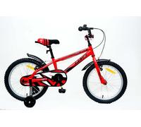 DEPORBIKES Bicicleta 18 Pulgadas niño | Bicicleta niño 6-9 años + Frenos V-Break + Estabilizadores + Cuadro Acero | Segura y Resistente