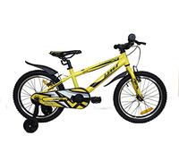 DEPORBIKES Bicicleta 18 Pulgadas niño | Bicicleta niño 6-9 años + Frenos V-Break + Estabilizadores + Cuadro Aluminio | Segura y Resistente