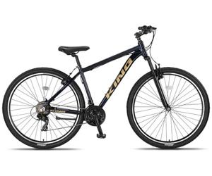 DEPORBIKES Bicicleta montaña Adulto 29 Pulgadas | Cuadro de Aluminio + 21 Velocidades Shimano + Suspensión Delantera con Bloqueo + Frenos V-Break | Bicicleta montaña Segura y Resistente