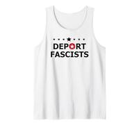 Deport Fascism Resist Protest Anti-Fascism Fight Oligarchy Camiseta sin Mangas