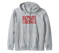 Deport Liberals Anti Liberal Conservador Deport Liberals Sudadera con Capucha