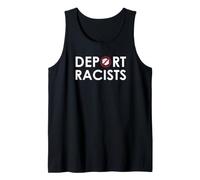 Deportar Racistas Anti Racismo Protestan Sin Hielo Camiseta sin Mangas