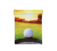 Deporte Golf Pelota Atardecer Árbol, Squeeze Top Wallet Bolsa de Almacenamiento para Mujer Monedero pequeño Bolsa de Cambio