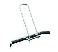 Deporte Pista De Tenis Escobilla De Goma Suelo Quita Agua Heavy Duty Lanzadera De Lluvia Barredora Escoba Rasqueta Con Ruedas Y Mango Para Pistas Deportivas Garajes, Suelos Planos,Silver